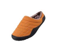 Pantofole da uomo chiuse, da uomo, invernali, calde, antiscivolo, comode, pantofole per la casa, pantofole per il tempo libero, scarpe per la casa, giallo., 45 EU