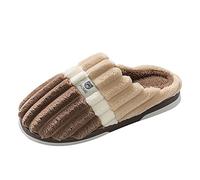 Pantofole da uomo chiuse in feltro, comode, con piede largo, c, 45 EU