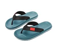 Pantofole da uomo comode e personalizzate per uso quotidiano all'aperto in PVC semplice sandalo pantofole per interni ed esterni vacanze estive vocazione, Verde, 40 2/3 EU