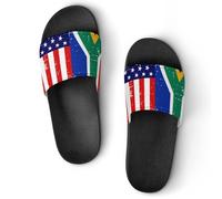 Pantofole da uomo con bandiera del Sud Africa, per la casa, per la doccia, da bagno, sandali, Stile:, 38 EU