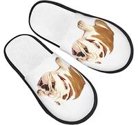 Pantofole Da Uomo Donna Bulldog Inglese Ciabatte Da Casa Pelose Scarpe Da Casa Calde Ciabatte Invernali Per Invernale Viaggiare Interno M