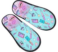 Pantofole Da Uomo Donna Girly Pastel Witch Goth Ciabatte Invernali Antiscivolo Scarpe Da Casa Pelose Ciabatte Da Casa Per Hotel All'Aperto Interno M