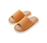 Pantofole da uomo e donna, per interni ed esterni, antiscivolo, traspiranti, per la casa, per la casa, per la casa, per la casa, per la casa, per la casa, per coppie alla moda, giallo., 39 EU