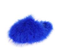 Pantofole da uomo invernali, calde, da uomo, in feltro, slip-on alla moda, unisex, morbide, comode, pantofole per la casa, Blu, 40/41 EU