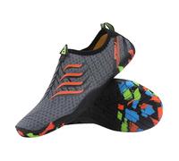 Pantofole da uomo per escursionismo, sandali da uomo con supporto per arco plantare, comode, casual, spiaggia, passeggiate, palestra, suola sportiva leggera a righe, stampa a lettere, calzature alla