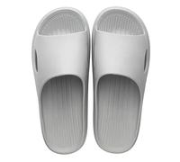 Pantofole da uomo per la casa, per il bagno, con suola morbida, ad asciugatura rapida, per interni, leggere, vacanze, all'aperto, spiaggia, casual, pantofole da uomo, calde, 46 47, grigio., 44 EU