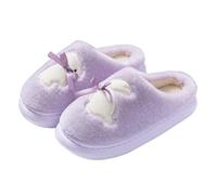 Pantofole del cotone della schiuma di memoria delle signore, slittamento | Pantofole da donna a punta chiusa, antiscivolo, morbide e calde, per interni ed esterni