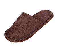 Pantofole di Cotone Invernale - Uomo Casa Pantofola Leggere Traspiranti Pantofole Ospiti Classiche Pantofole Ciabatta Vera Pelle Pantofole Unisex Quattro Stagioni Morbide Pantofola
