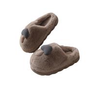Pantofole di peluche a forma di fungo 3D del fumetto Pantofole | Comode scarpe da camera da letto for coppie for interni invernali foderate for donne e uomini