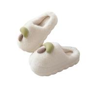 Pantofole di peluche a forma di fungo 3D del fumetto Pantofole | Comode scarpe da camera da letto for coppie for interni invernali foderate for donne e uomini