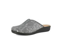 Pantofole Donna con Inserto Elastico e Disegno Foglie, Plantare Anatomico Imbottito, Suola Leggera e Resistente