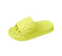 Pantofole Donna Estate Con Tacco Ergonomico Punta Aperta Pelle Pantofole Leggero Ultra Confortevole Slingback Sandaletti Piattaforma Confortevole Casual Sandali Spiaggia, verde, 37 EU
