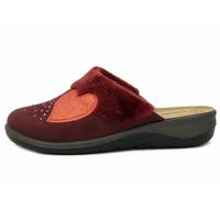 Pantofole Donna INBLU 39 40 Tessuto Rosso con Cuore Sottopiede Soft Anatomico