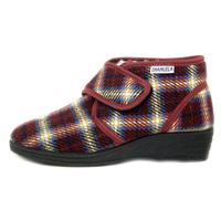 Pantofole Donna Invernali 39 Stivaletto con Strap Imbottitura in Lana EMANUELA