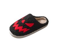 Pantofole Donna Invernali Casual Calde Ciabatte con Pelose Interne Scarpe di Cotone Comode Comfort Pantofole Invernali Donna Uomo da Casa Morbida Antiscivolo Memory Foam Tinta Unita a Stampa Carina