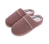 Pantofole Donna Invernali Ciabatte Casa Coppia Semplice per Uso Domestico Pantofole di Cotone Morbide E Calde con Uomo Slippers Winter Interne Comode Inverno Scarpe Antiscivolo Peluche Morbido