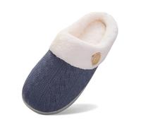 Pantofole Donna Memory Foam Comode, Pantofole morbide con Punta Chiusa e Fondo Piatto, isolanti Invernali, alla Moda da Donna