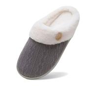 Pantofole Donna Memory Foam Comode - Pantofole morbide con Punta Chiusa e Fondo Piatto - isolanti Invernali - alla Moda da Donna