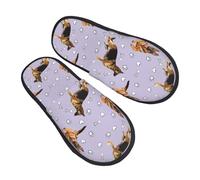 Pantofole donna uomo caldo soffice caldo caldo donna scarpe casa pantofole camera da letto pastore tedesco amore pantofole pelose inverno scarpe indoor pantofole interno pantofole, Nero , 37/41 EU