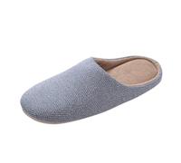 pantofole donna uomo coppie inverno casa caldo cotone pantofole tinta unita uomini donne coppie indoor casa semplice silenzio cotone pantofole scarpe donna estate sandali con zeppa, Blu, 45 EU