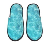 Pantofole Donna Uomo Coral And Seashell On The Beach Print Pantofole Da Uomo Calde E Comode Lavabile Ciabatte Invernali, Per Interno Esterno, Viaggi, Hotel, M