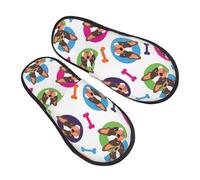 Pantofole Donna Uomo Dog And Bone Inverno Pantofole Uomo Lavabile Morbide Ciabatte Invernali, Per Interno Esterno, Hotel, Bagno, L