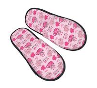 pantofole donna uomo pantofole calde pantofole soffici scarpe da casa scarpe da camera pantofole carine a forma di maiale con tazza da tè palloncino, nero e bianco, 9.5-11.5 Women/8-11 Men