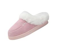 Pantofole Donna with Memory Foam Comfort Ciabatte Invernali Leggere Fluff Slipper Mulo Pelliccia Morbide Da Casa Pntiscivolo Pantofole Feltro Ciabatte Adatte Per Interni Ed Esterni Da Letto Pantofole