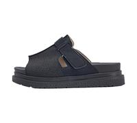 Pantofole estive da donna, traspiranti, per il tempo libero, da spiaggia, leggere, ortopediche, piatte, comode da giardino, antiscivolo, Nero , 41 EU