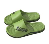 Pantofole estive traspiranti da uomo, comode ciabatte per la casa e la doccia, con suola massaggiante per il massimo comfort e asciugatura rapida, sandali infradito, Verde, 39 EU