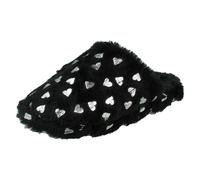 Pantofole Fluffy Mule Casual Per Ragazze Pineapple Con Cuori X3R022