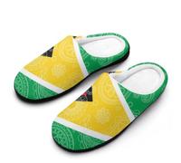 Pantofole Guyana Pai-Sley Flag Ciabatte Da Casa Per Unisex | Ciabatte da Bagno Memory Foam Leggere Pantofole senza tallone per Invernali Ospiti Hotel