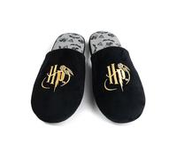Pantofole Harry Potter per Uomini - Pantofole Nere, Nero , 42/43 EU