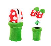 pantofole home wear a forma di pianta fiore Cannibal Cosplay scarpe/modello pantofole punto mocassini con vaso supporto vaso per regali di Natale