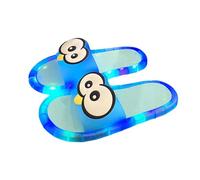 Pantofole illuminate LED Ciabatte luminose donna | Pantofole bagno memory foam forma cartone animato con luc LED | Simpatica pantofola doccia punta aperta luminosa antiscivolo per interni & esterni