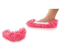 Pantofole in Microfibra 2 in 1 Misura Fino al 44 per pulire camminando Rosa