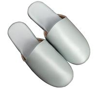 Pantofole in Pelle da Donna per Interni, Pantofole Unisex con Punta Chiusa per Donne per Interni, Suola Inferiore Morbida e silenziosa per Il Comfort (Colore : Marrone, Dimensioni : 43/44EU)