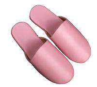Pantofole in Pelle da Donna per Interni, Pantofole Unisex con Punta Chiusa per Donne per Interni, Suola Inferiore Morbida e silenziosa per Il Comfort (Colore : Marrone, Dimensioni : 43/44EU)