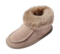 Pantofole IN Pelle Di Agnello Emil Scarpe Uomo Merino Pelliccia Vera Pelle