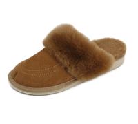 Pantofole IN Pelle Di Agnello Mykonos Merino Vera Scarpe Pelliccia Traspirante