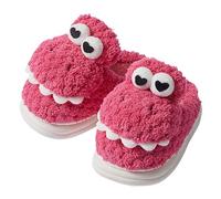 Pantofole in pile a forma di dinosauro per bambini, soffici, calde, con | Pantofole leggere per bambini e bambine, per autunno e inverno, sfocate, larghe, con punta chiusa, per camera da letto