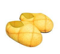 Pantofole in pile antiscivolo per interni | Design realistico a forma di pane, in pile felpato, suola antiscivolo, unisex, taglia 36-40, divertente inverno