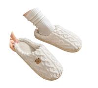 Pantofole in Pile, Pantofole da Donna Fuzzy Moon, comode e Calde, da Indossare in Coppia, con Cuore, per l'inverno, graziose Pantofole a Forma di Luna e Stella