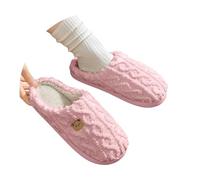 Pantofole in Pile, Pantofole da Donna Fuzzy Moon, comode e Calde, da Indossare in Coppia, con Cuore, per l'inverno, graziose Pantofole a Forma di Luna e Stella