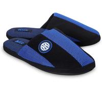 Pantofole Inter da uomo in tessuto con stemma laterale