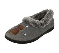Pantofole Intere Da Donna Padders Con Motivo Di Cat In Pelliccia Sintetica Anna