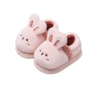 Pantofole Invernali Bambino Pelose Antiscivolo Chiuse Comode Morbide Calde Peluche Ciabatte Bambina Inverno Casuale Interno Casa Animal Mignon Ragazza Scarpa (26 Toddler)