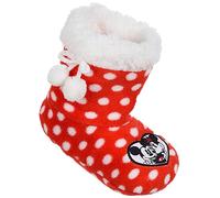 Pantofole invernali chiuse Disney Minnie ciabatte peluche antiscivolo bimba 3424