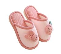 Pantofole Invernali Per Bambini 2-10 Anni Pantofole Per Bambini Coniglio Rosa Cotone Quattro Stagioni Per Famiglie Ragazzi E Ragazze Cartoon Indoor Pantofole Per Bambini-Rosa-26-27 Per 16,5 Cm