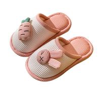 Pantofole invernali per bambini, calde pantofole in peluche a tema coniglio, pantofole antiscivolo per interni, 02 B, 28 EU